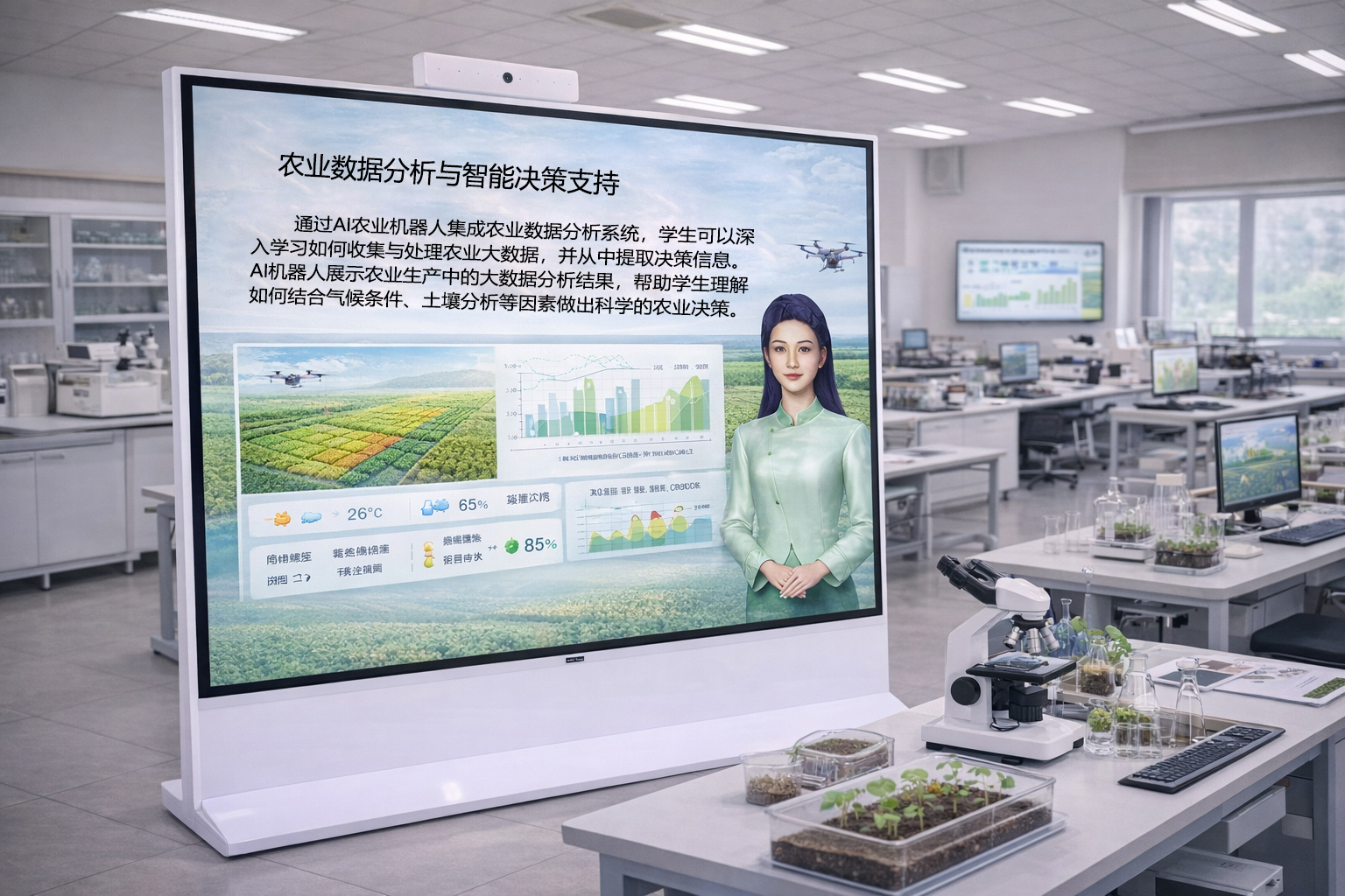 農業 AI 智能教學機器人